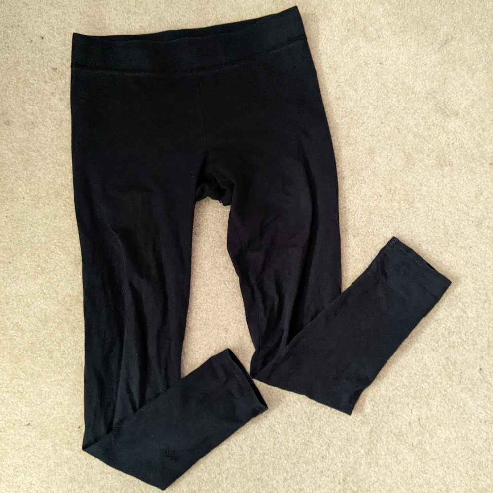 Aerie Mid Rise Chill Play Move Black Leggings